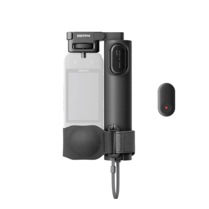 Insta360 X4/X5 Foldable 2-in-1 Selfie Stick Remote Kit 折疊式三腳架自拍棒遙控器套餐(1/4 "螺口)