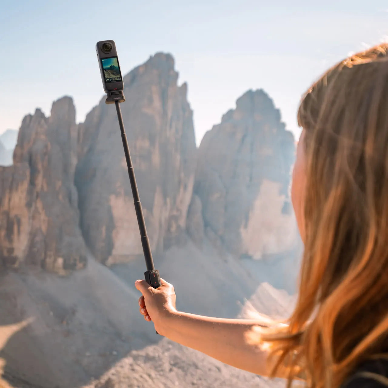 Insta360 X4/X5 Foldable 2-in-1 Selfie Stick Remote Kit 折疊式三腳架自拍棒遙控器套餐(1/4 