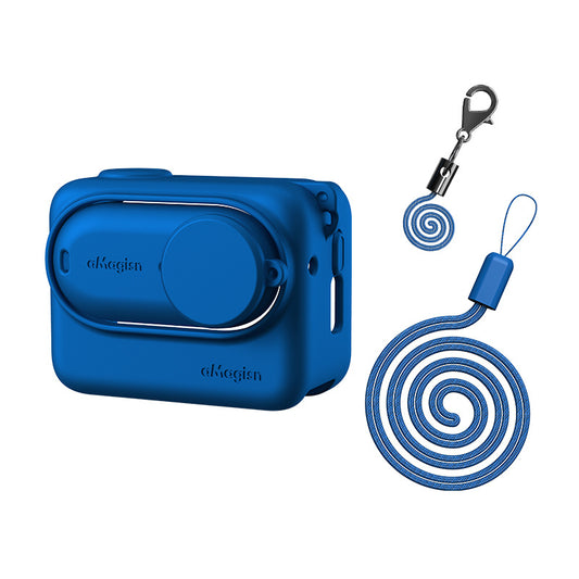 aMagisn Case for Insta360 GO 3 / GO 3S [Blue] 矽膠保護套